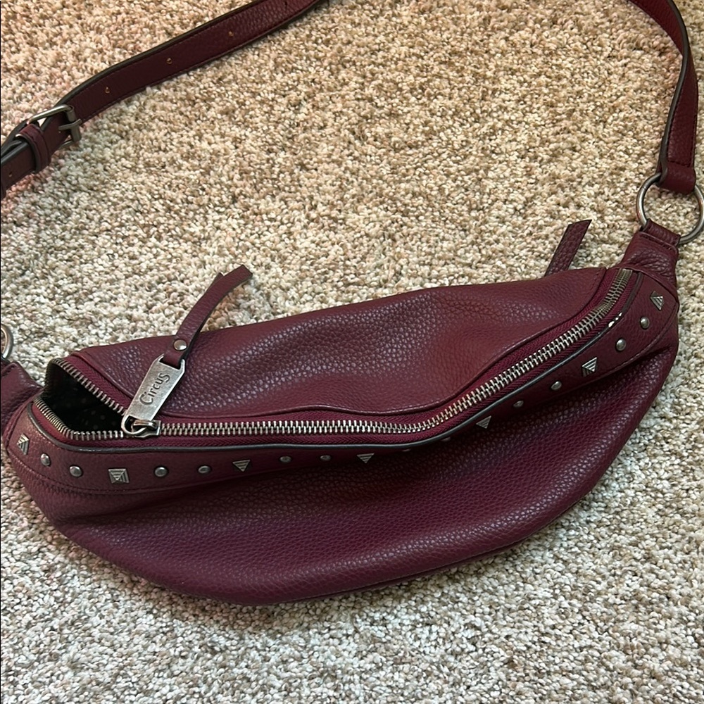 Circus by Sam Edelman Burgundy Leather Fanny pack Bag